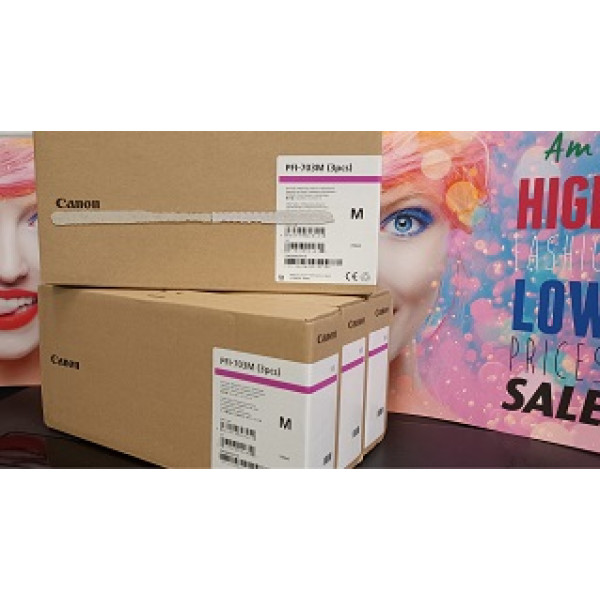 Canon PFI-703 M tinta (700ml) Magenta (Install bef...